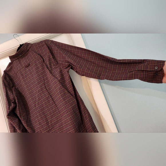 Men's Ben Sherman Navy Blazer Plaid Long Sleeve Button Down Shirt, Size L - Picture 15 of 15